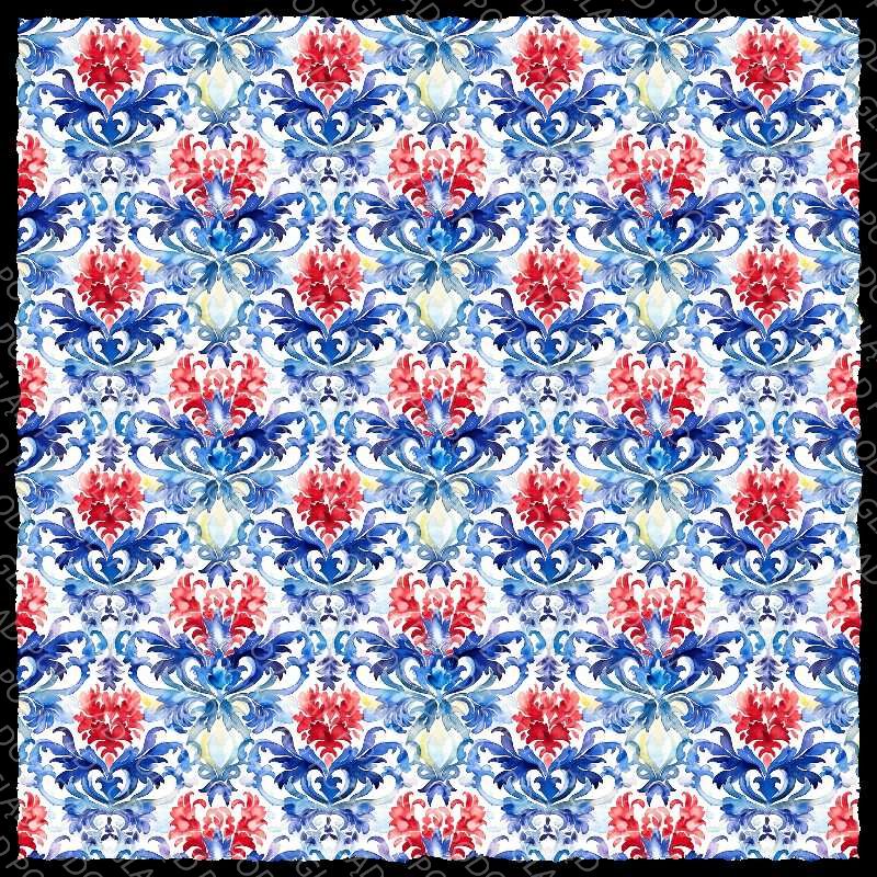 Damask Watercolor